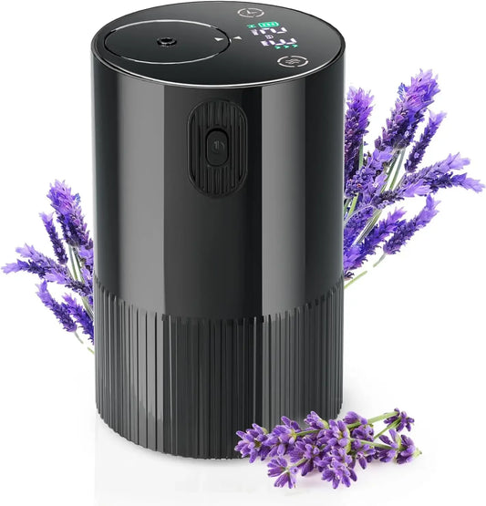 diffuseur d’huile essentielle portable avec technologie sans eau rechargeable et modes réglables pour aromathérapie à domicile ou en déplacement